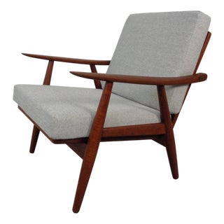 Teak GE-270 Armchair by Hans J. Wegner for Getama, 1950s For Sale