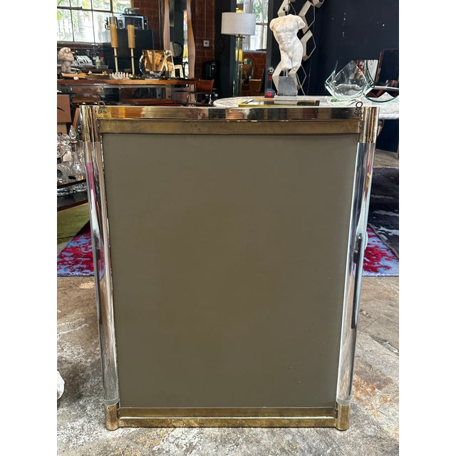 Mid-Century Modern Vintage Italian Wall Mirror 1980s For Sale - Image 3 of 7