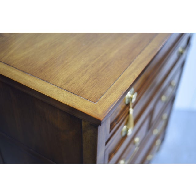 Mid Century Transitional 5 Drawer Highboy by Drexel For Sale - Image 11 of 15