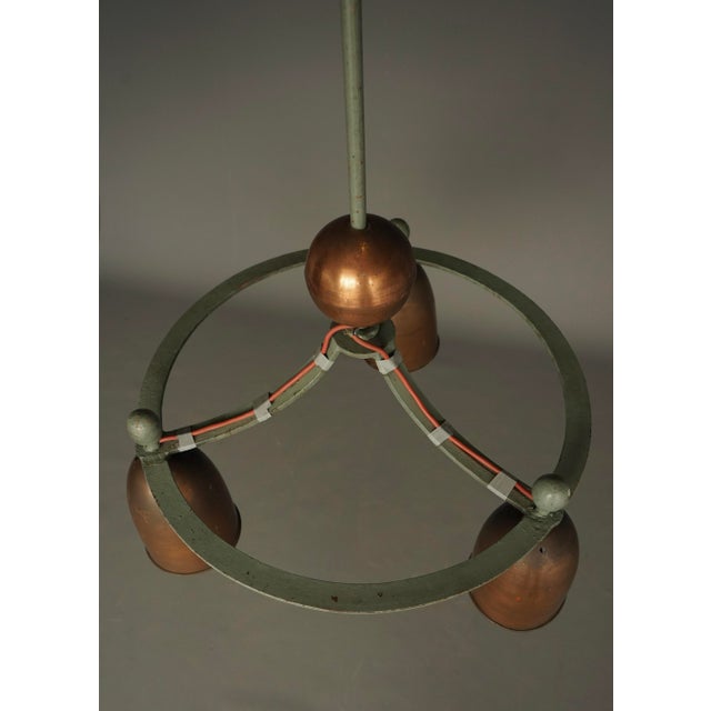 1950s Bossche School Ceiling Chandelier Light, 1950s For Sale - Image 5 of 14