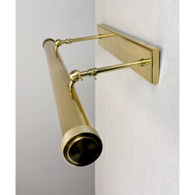 Hudson Valley Lighting Modernist “Ridgewood” Brass Picture Light by Hudson Valley Lighting For Sale - Image 4 of 12