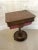 Antique Victorian Burr Walnut Freestanding Sewing Table For Sale - Image 3 of 18