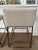 Jewel Metal Base Leather Counter Stool Ethan Allen Set/2 For Sale - Image 9 of 14