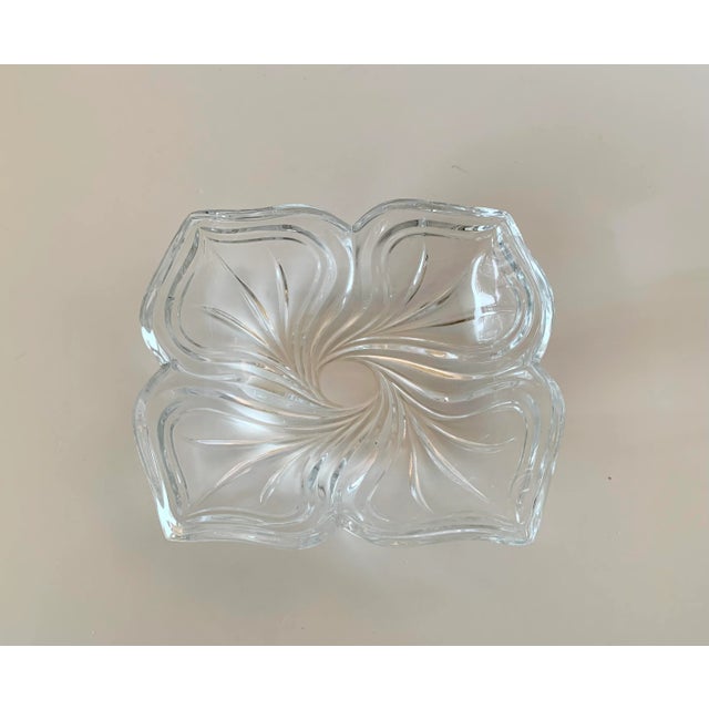1990s Glass Flower Candy Dish For Sale In San Diego - Image 6 of 6