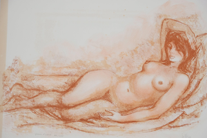 Guily Joffrin, Nude, Lithograph