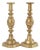 Victorian 'Good Luck' Brass Candlesticks For Sale