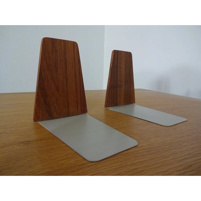 Danish Teak Bookends from Feldballes Møbelfabrik, 1960s, Set of 2 For Sale - Image 9 of 16