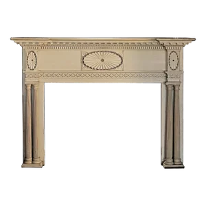 Mantel Antique Federal Painted Wood