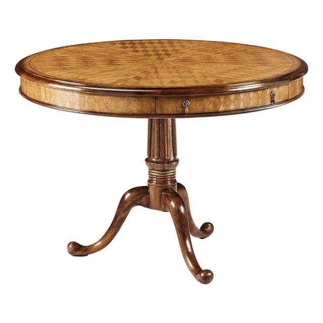 George III Parquetry Center Table For Sale