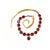Mid 20th Century 22k Yellow Gold Carat Ruby Rubies Necklace For Sale - Image 4 of 4