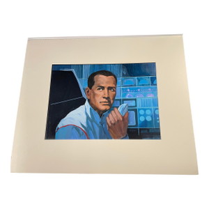 Land of the Giants Concept Art Painting Irwin Allen (1960's) Mid-Century Modern Hollywood Pop Culture Movies Television Sci-Fi