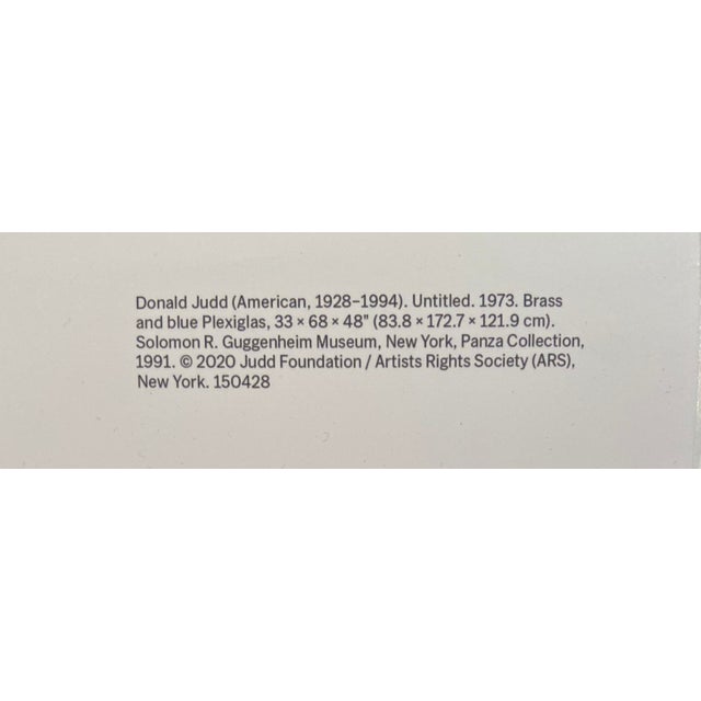 Very rare MOMA New York Musuem exhibition poster for a major exhibition of the artworks of the American artist Donald...