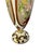 Antique Bohemian Cranberry Cut Glass Vase With Hand-Painted Enamel Flowers, Overlay, and Gilt. 12.75” Early 1900s Romantic Victorian For Sale - Image 11 of 12