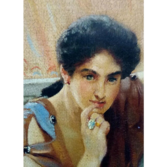 Angelo Granati, Unconscious Rivals, Italy, 2004, Oil on Canvas, Framed For Sale - Image 3 of 7