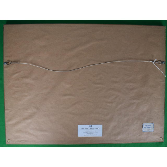 Art Sz: 14 1/4"H x 21 1/4"W Frame Sz: 19 5/8"H x 26 3/4" w/ Breton red matte