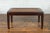 Chinese Early 20th Century Dark Brown Elm Coffee Table with Rattan Inset Top For Sale - Image 4 of 13