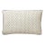 The House of Scalamandré Fleur Embroidery Lumbar Pillow, Mineral For Sale