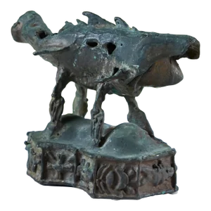 Cast Bronze 'Megalodon' Sculpture by J. Dale M'Hall