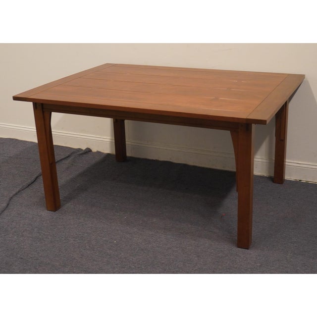 Stickley Stickley Furniture Solid Cherry Mission Style Arts & Crafts 60" Dining Table 91-799 For Sale - Image 4 of 7