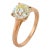Vintage Gia 2.21 Carat Old Mine Cut Diamond 18k Gold Solitaire Engagement Ring, Size 5.75 For Sale