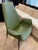 Adrian Pearsall Vintage Adrian Pearsall for Craft Associates Sculptural Green Vinyl Lounge Chair | Mid-Century Modern For Sale - Image 4 of 10