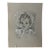 1940s Original Signed Graphite Illustration of Young Girl in Bonnet, 11.5 × 9 In. For Sale