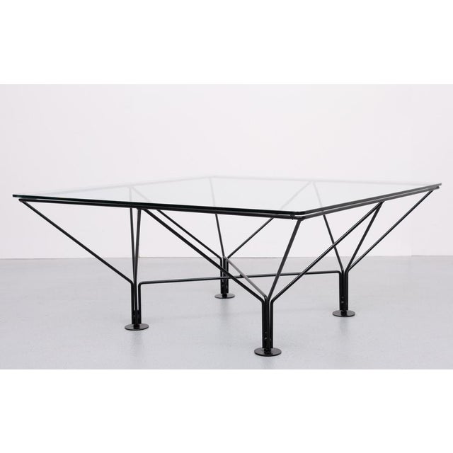 Black Coffee Table attributed to Paolo Piva, Italy, 1980s For Sale - Image 8 of 8