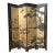 Oriental Asian Four Panel Screen Gold Chinoiserie Coromandel Room Divider Geese For Sale