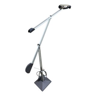 Adjustable Aluminium Floor Lamp, 1980s For Sale