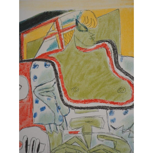 Le Corbusier, Two Spaniards on the Balcony, 1938, Original Lithograph For Sale - Image 5 of 6