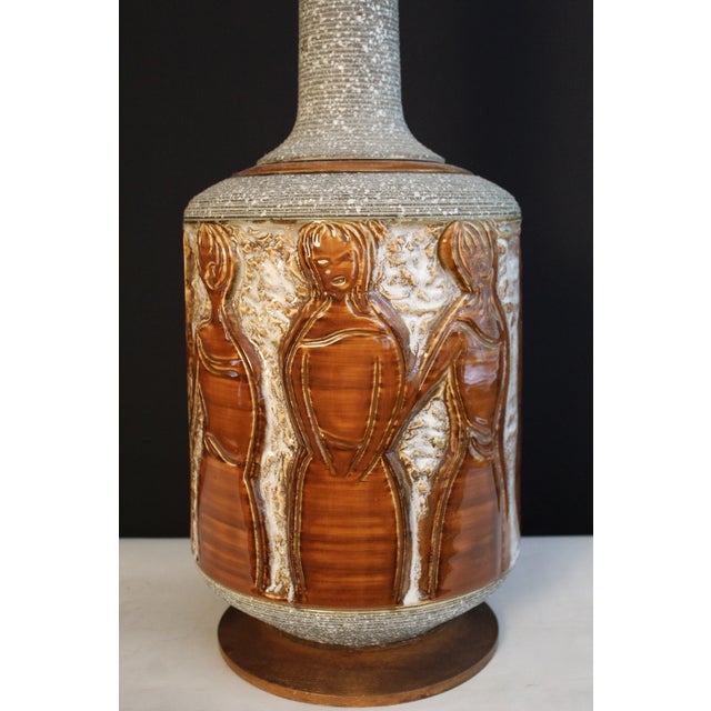 Mid 20Th Century Aldo Londi Influence Table Lamp For Sale - Image 12 of 17