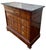 Louis Philippe Commode in Walnut and Burr Walnut with Black Marble Top, 1890s For Sale - Image 6 of 13