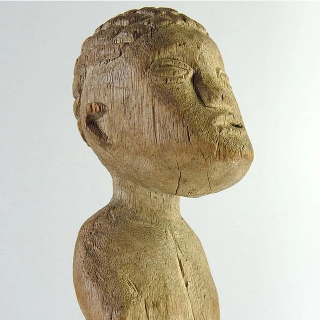 1970s African Tribal Wooden Lobi Sculpture from Burkina Faso, 1970s For Sale - Image 5 of 10