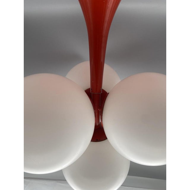 Space Age Ceiling Lamp by Max Bill for Temde, 1960s For Sale - Image 4 of 14