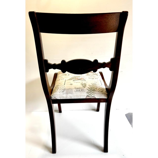 Elevate your space with this stunning, professionally refreshed Regency style side chair, proudly manufactured by the...