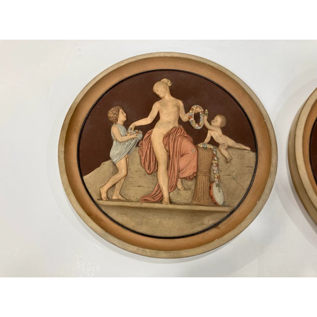 Late 19th Century Pair of Antique Danish Medallions For Sale - Image 5 of 8