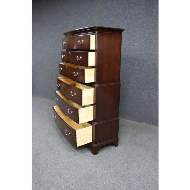 Pennsylvania House New Standards by Steve Tyrell Cherry Chest on Chest For Sale - Image 11 of 13