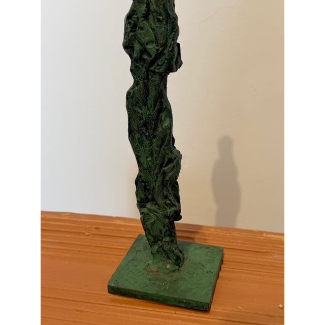 Dirce De Assis Cavalcanti Attr. Bronze Patinated Brutalist Sculpture, 1990s For Sale - Image 10 of 14