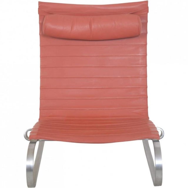 PK20 Chair in Red Leather by Poul Kjærholm, 1987 For Sale - Image 16 of 16