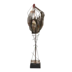 Freestanding Brutalist Metal Sculpture after Jere
