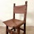 Spanish Chair in Leather and Carved Wood, 1950s For Sale - Image 10 of 12