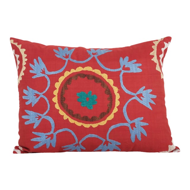 Bukhara Embroidered Pillow Cover For Sale