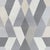 Sample - Schumacher X Clements Riberio Deco Diamonds Wallpaper in Dove For Sale