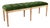 Louis Tufted Bench - Emerald Velvet For Sale