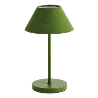 Alluna Cordless Led Lamp 10" - Dark Green For Sale