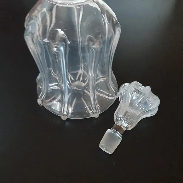 Antique Newcastle Design Glass Decanter For Sale - Image 3 of 8