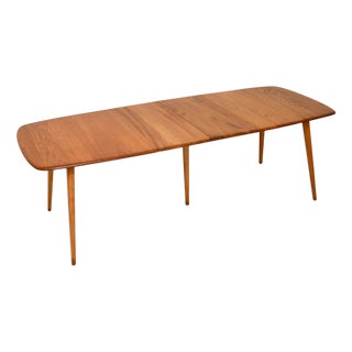 Vintage Grand Windsor Dining Table in Elm from Ercol, 1960 For Sale
