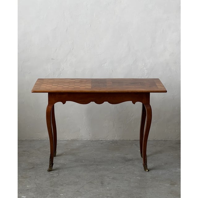 French Late 18th Century Louis XV Game Table For Sale - Image 3 of 11