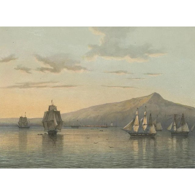View of Anjer Near the Krakatoa Volcano, 1872, Paper For Sale - Image 4 of 10