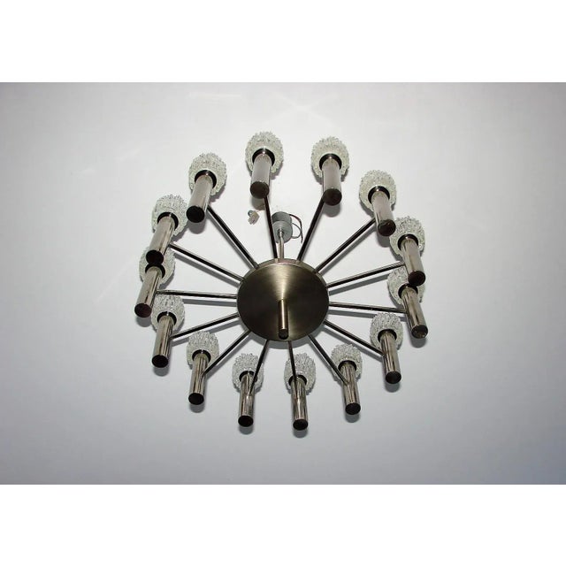 Vintage Metal Chandelier by Scolari, 1970s For Sale - Image 11 of 12